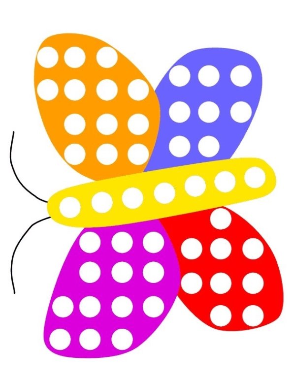Бабочка с цветными крыльями .jpeg
